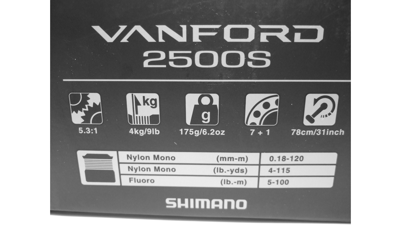 Катушка спиннинговая shimano 20 vanford 2500s. новая.
