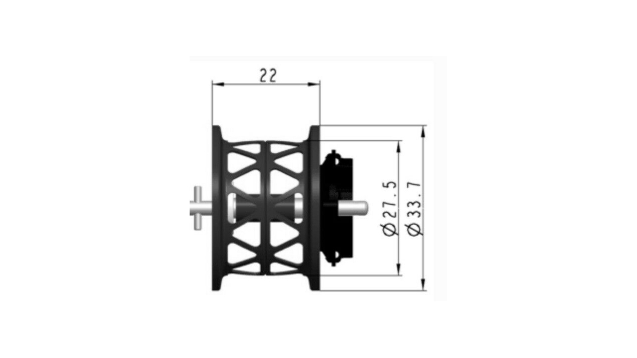 Шпуля для мультипликаторных шпуль shimano '20 metanium microcast spool black 