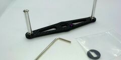 Карбоновая ручка для мультипликаторных катушек carbon straight handle 85mm purple daiwa / shimano / abu garcia