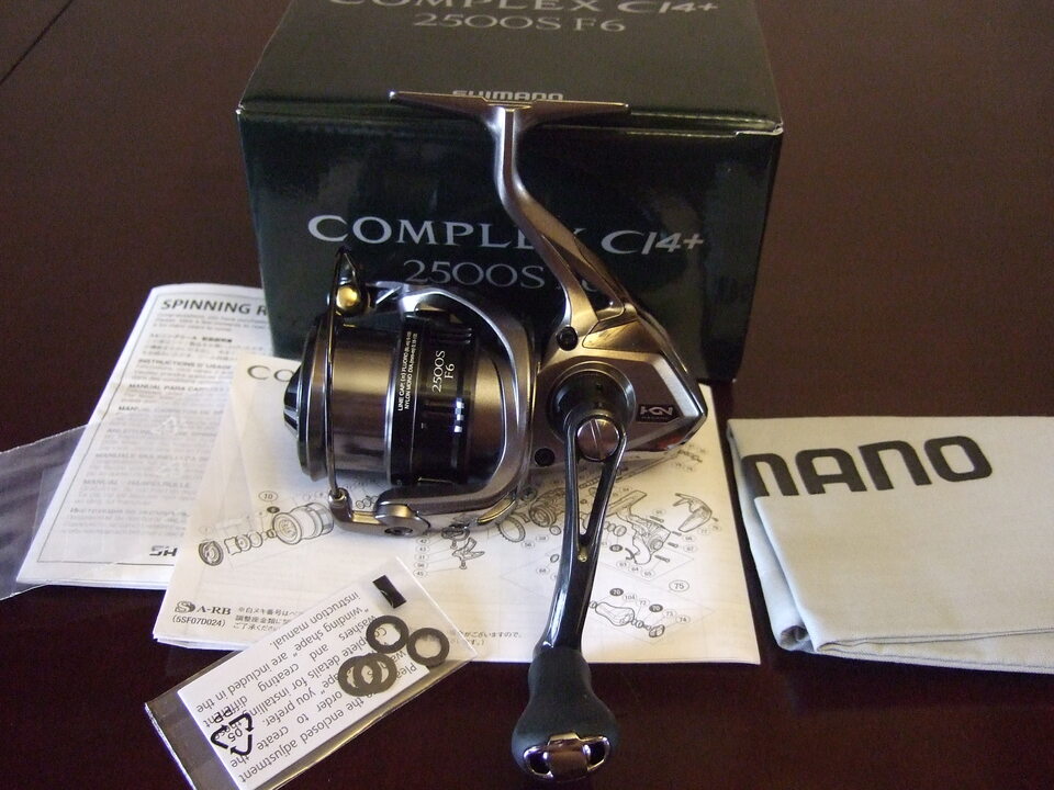 Катушка спиннинговая shimano 17 complex ci4+ 2500s f6