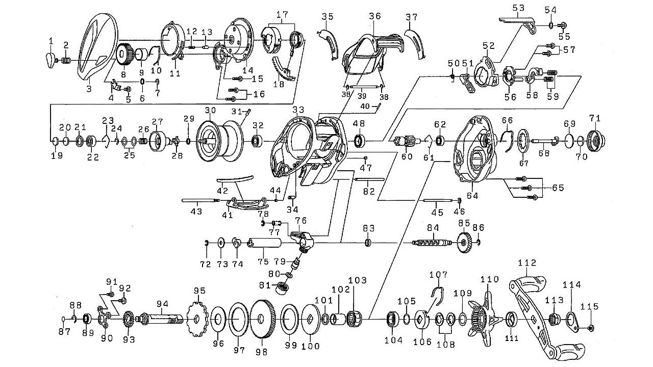 Главная пара daiwa t3 sv tw 8.1 right hand деталь на схеме 98, 60