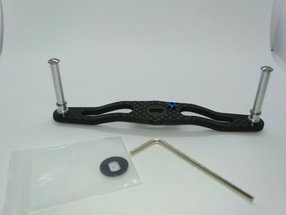 Карбоновая ручка carbon handle purple blue 90 daiwa / shimano / abu garcia different colors