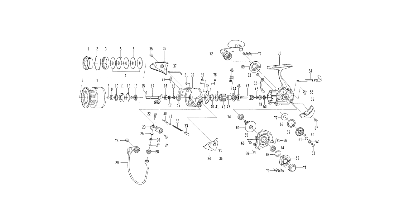 Шток daiwa certate 04 3000