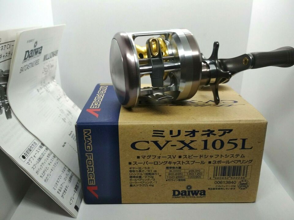 Катушка мультипликаторная daiwa millionaire cv-x 105l left hand