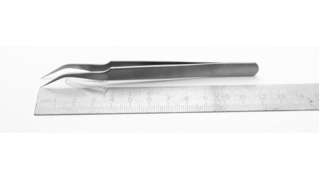 Пинцет нержавейка stainless tweezers 12 см gold!