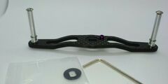 Карбоновая ручка carbon handle purple 90 daiwa / shimano / abu garcia different colors