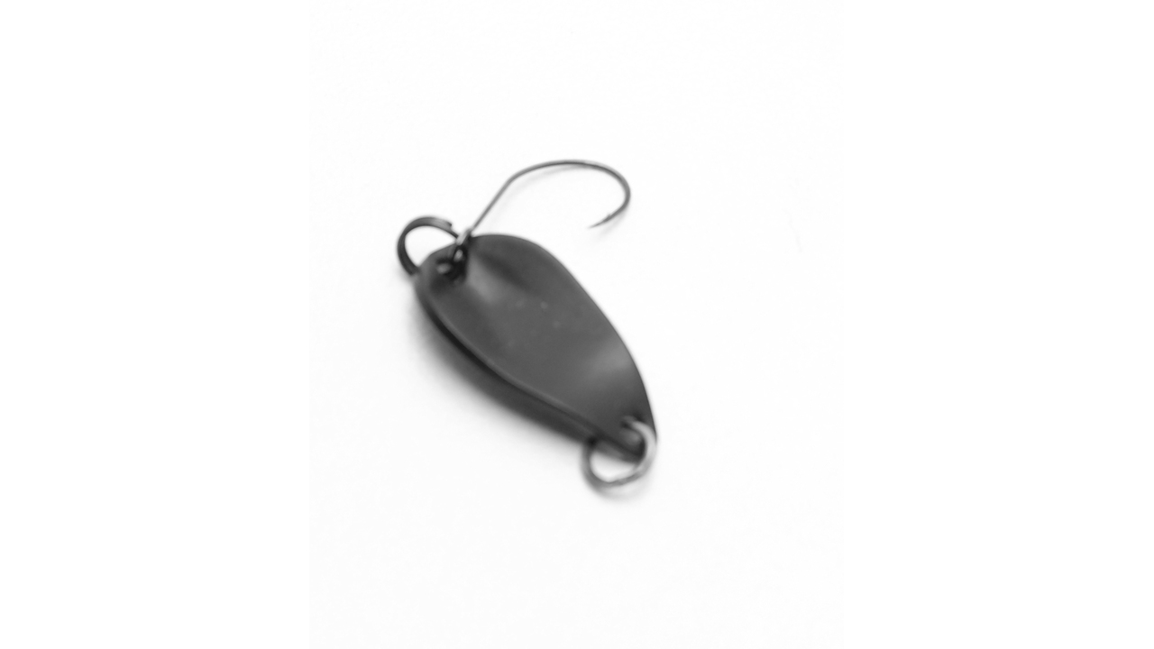 Форелевая блесна trout spoon no name 1.9 gr black