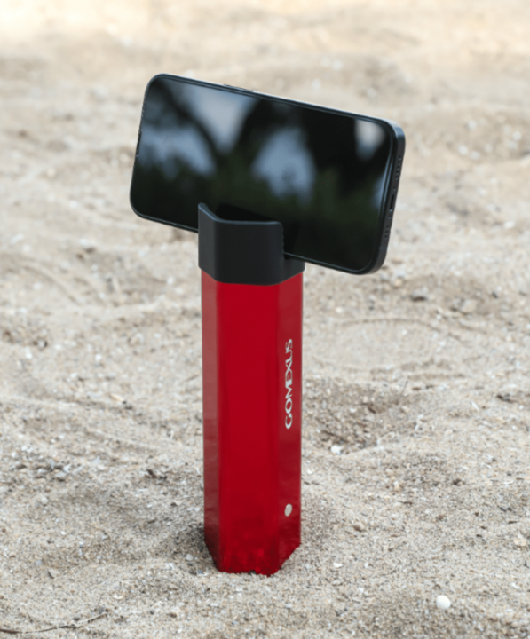 Подставка для удилищ gomexus gomexus aluminum beach rod stand/holder pink 