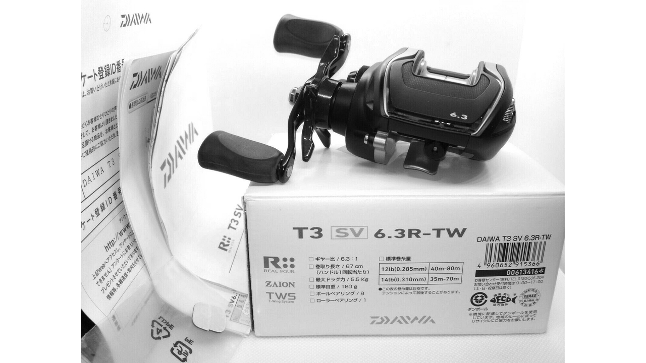 Катушка мультипликаторная daiwa t3 sv tw 6.3 right hand