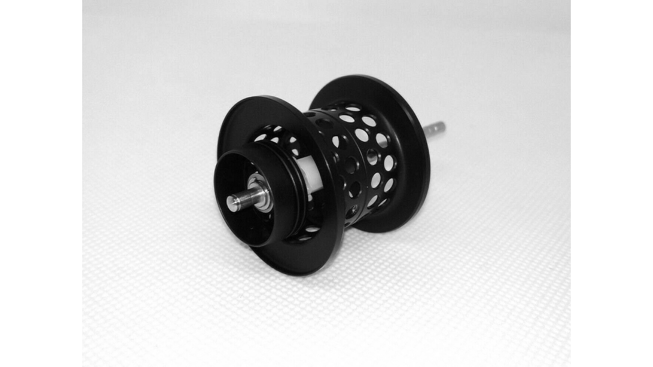 Шпуля для мультипликаторных катушек for daiwa hyper long cast spool /d.34/ tatula ct/fuego ct/prorex/19 tatula 100 black with holes