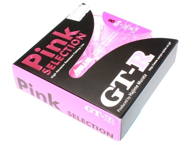 Леска sanyo nylon gt-r gt-r pink selection 8lb 100m # pink
