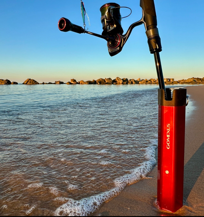 Подставка для удилищ gomexus gomexus aluminum beach rod stand/holder pink 