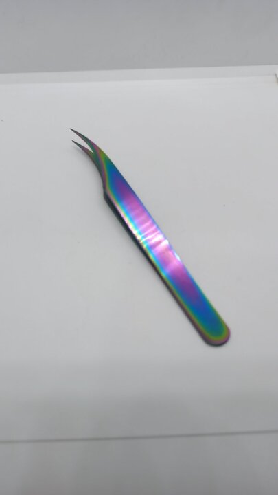 Пинцет немагнитный 125 mm мультиколор 