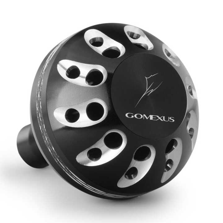 Кноб gomexus aluminum reel power knob 35mm black silver