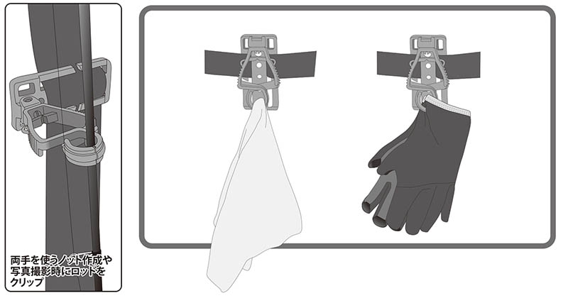 Универсальное крепление daiichseiko multi clipper / black Универсальное крепление daiichseiko multi clipper / black