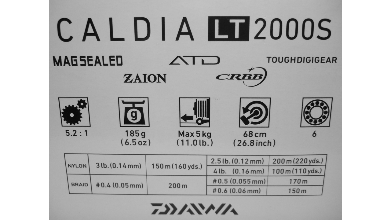 Спиннинговая катушка daiwa 18 caldia lt 2000s новая 