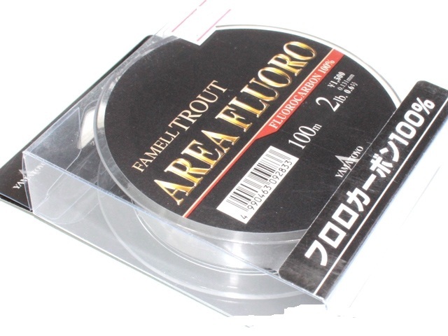 Леска yamatoyo tegusu famell famell trout area fluoro 2lb 100m #clear