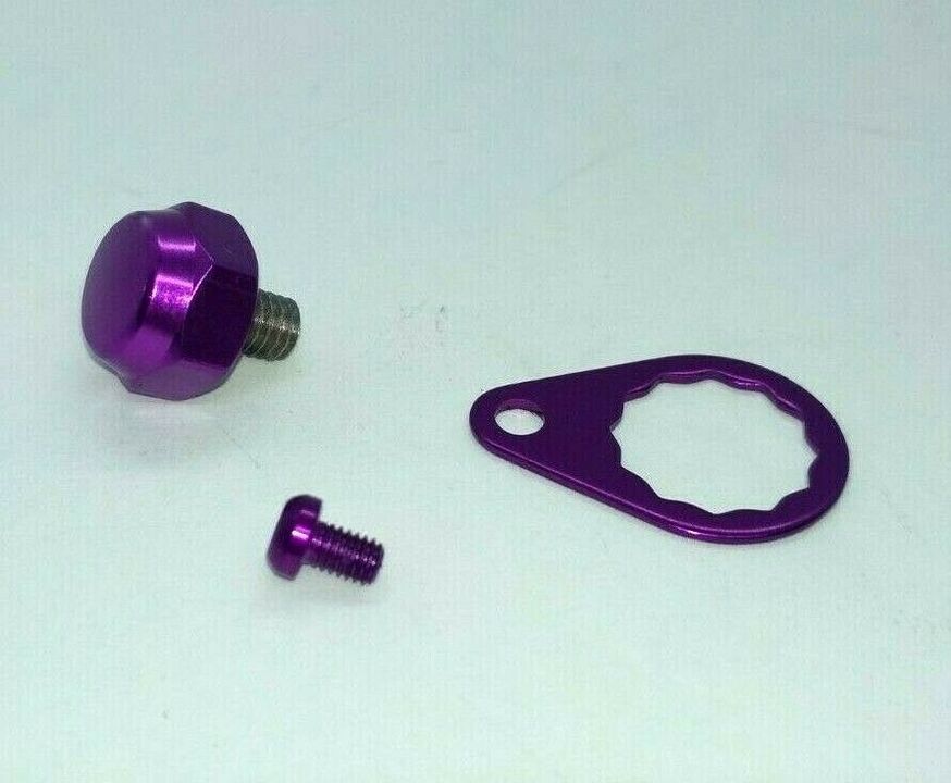 Болт для мультипликаторных катушек handle nut bolt for daiwa & megabass / steez ryoga zillion tatula z ip is etc. purple