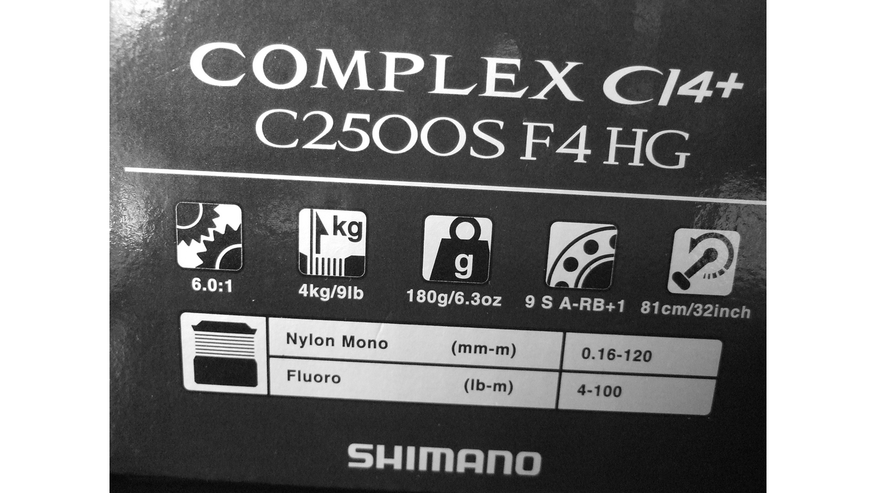 Катушка спиннинговая shimano 17 complex ci4+ c2500s f4 hg