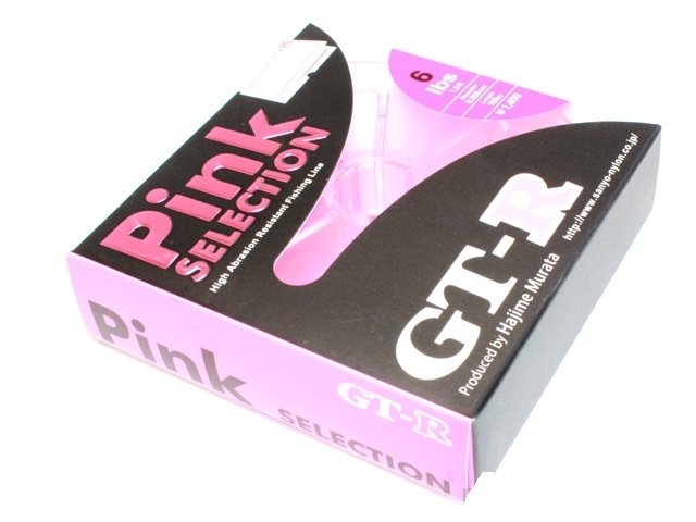 Леска sanyo nylon gt-r new gt-r pink selection 6lb 100m (renewal ver) # pink