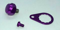 Болт для мультипликаторных катушек handle nut bolt for daiwa & megabass / steez ryoga zillion tatula z ip is etc. purple