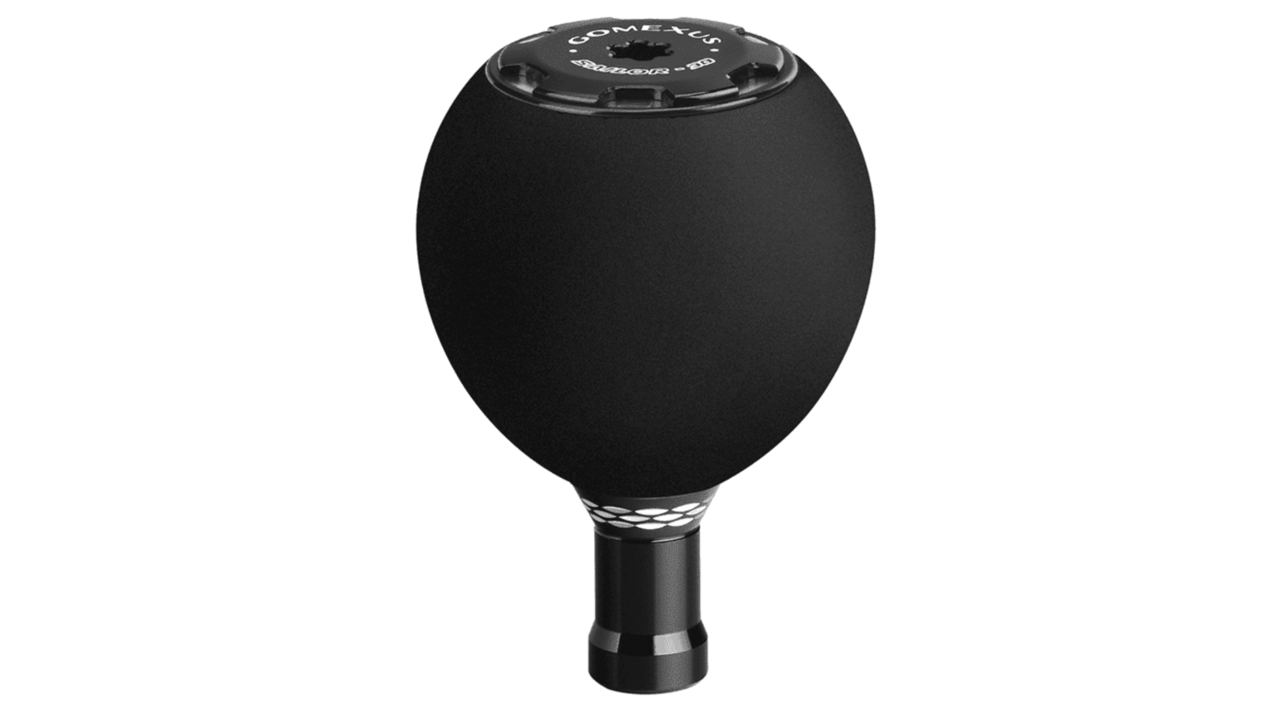 Кноб gomexus eva reel power knob 38mm ea38 black silver Кноб gomexus eva reel power knob 38mm ea38 black silver