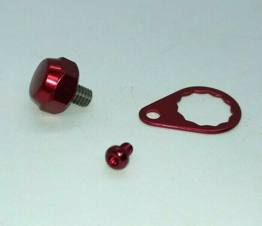 Болт для мультипликаторных катушек handle nut bolt for daiwa & megabass / steez ryoga zillion tatula z ip is etc. red