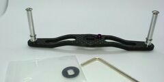 Карбоновая ручка carbon handle purple 85mm daiwa / shimano / abu garcia different colors