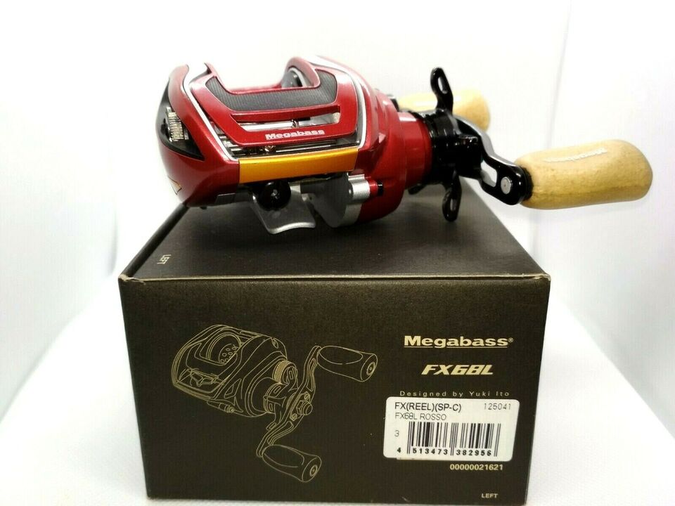 Катушка мультипликаторная megabass fx68l rosso left hand