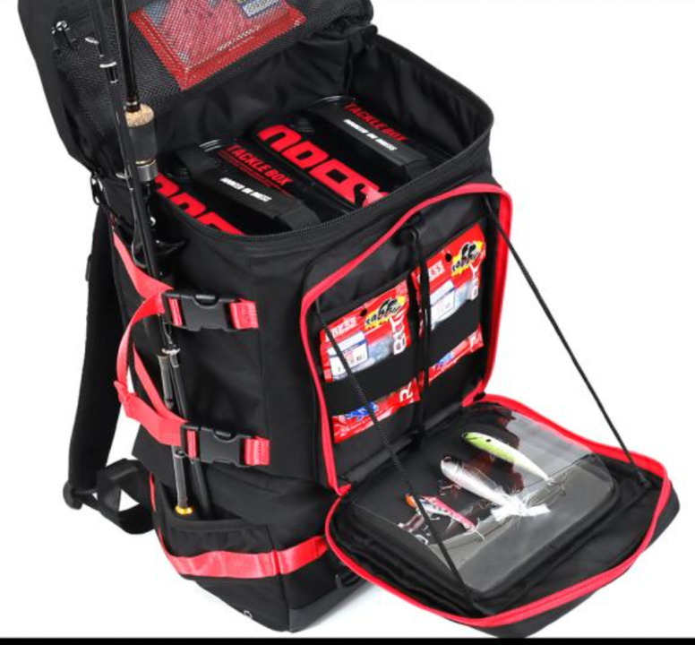 Рюкзак для рыбалки dress outdoor backpack black red Рюкзак для рыбалки dress outdoor backpack black red