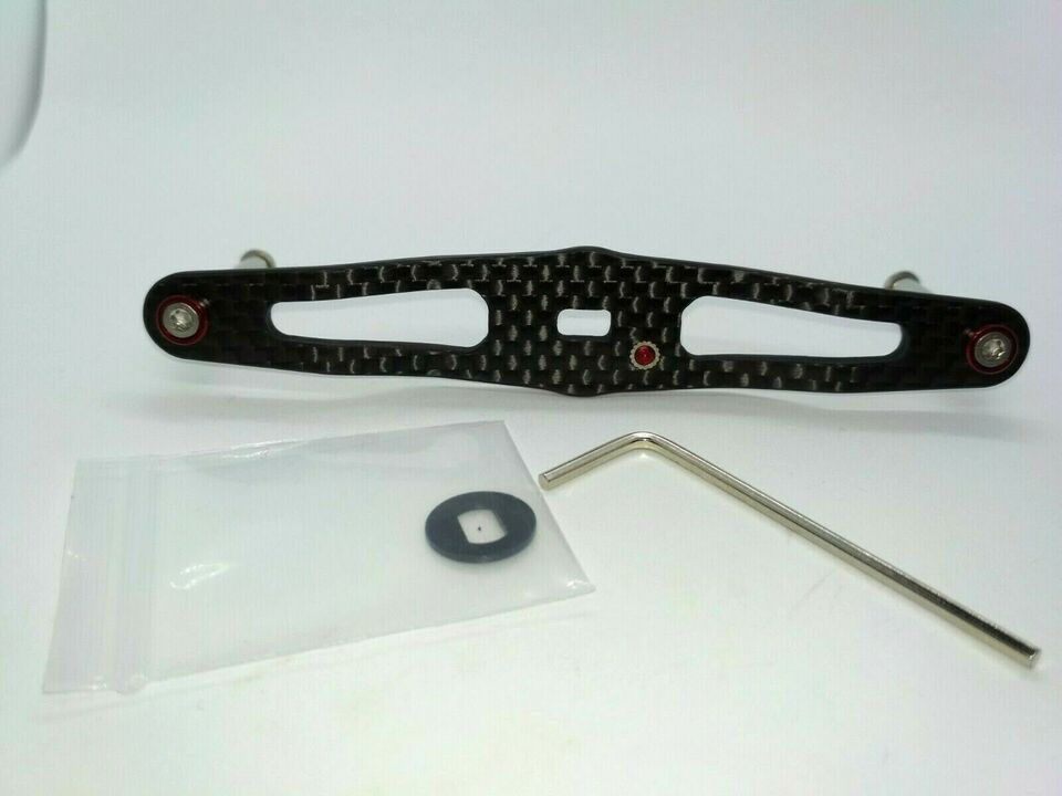 Карбоновая ручка carbon handle red 85mm daiwa / shimano / abu garcia different colors