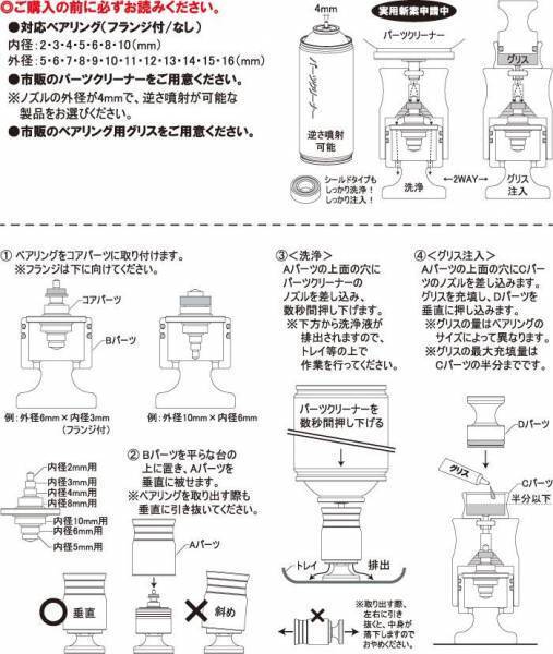 Устройство для очистки и смазки подшипников abc hobby bearing refresher japan red Устройство для очистки и смазки подшипников abc hobby bearing refresher japan red