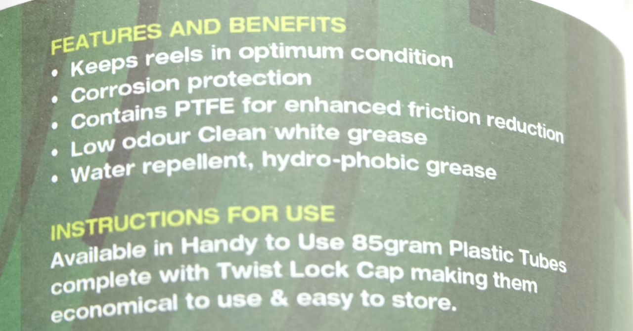 Универсальная смазка для то рыболовных катушек fishing reel grease slug slime with ptfe new! Универсальная смазка для то рыболовных катушек fishing reel grease slug slime with ptfe new!