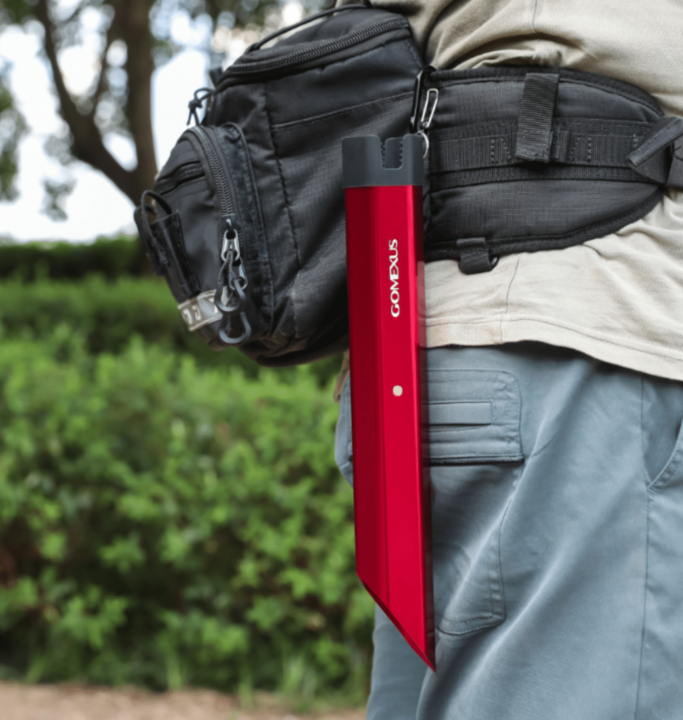 Подставка для удилищ gomexus aluminum beach rod stand/holder red