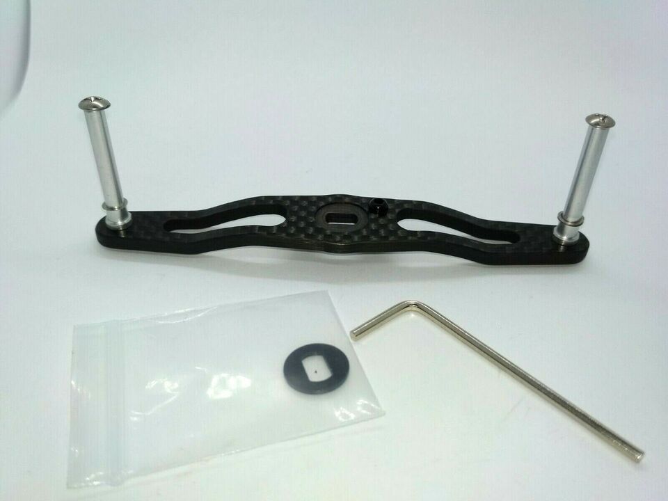 Карбоновая ручка carbon handle black 85mm daiwa / shimano / abu garcia different colors