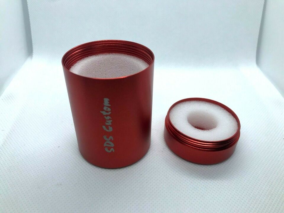 Алюминиевый бокс для шпули мультипликаторной катушки aluminum box for baitreel spool purple