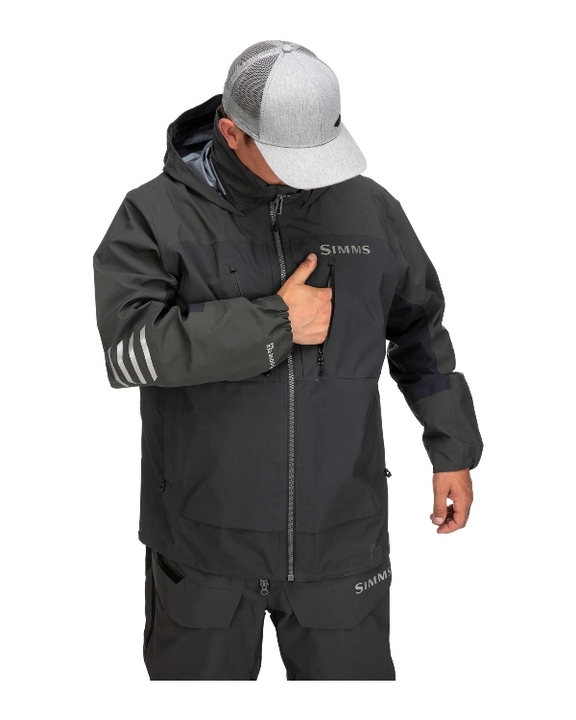 Куртка simms prodry цвет carbon jacket new!