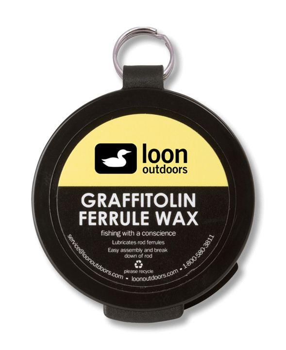 Графитовая вакса для стыков удилищ loon graffitolin ferrule wax new!
