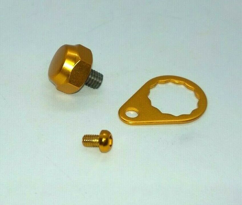 Болт для мультипликаторных катушек handle nut bolt for daiwa & megabass / steez ryoga zillion tatula z ip is etc. gold