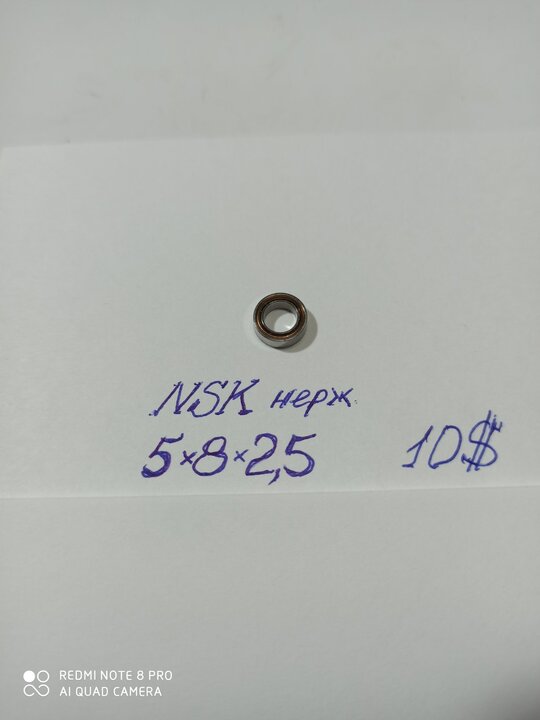 Подшипник nsk 5*8*2.5 нержавейка