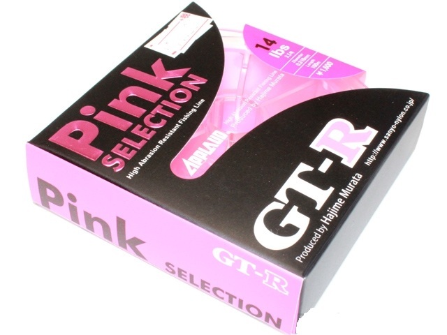 Леска sanyo nylon gt-r gt-r pink selection 14lb 100m # pink