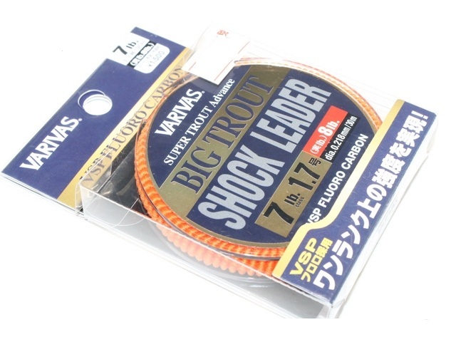 Леска varivas big trout shock leader vsp fluoro 7lb (no. 1.7) 30m natural