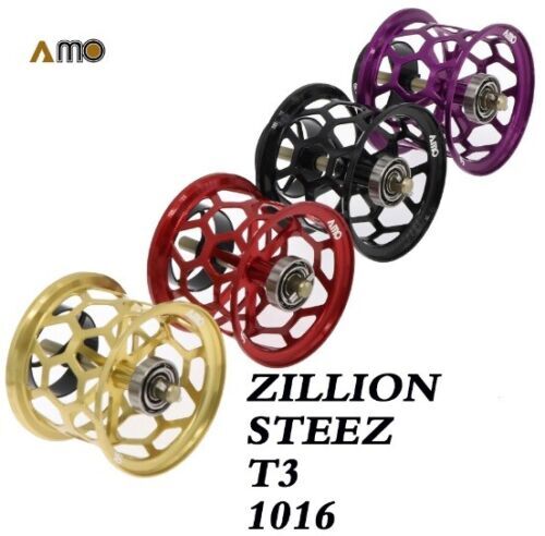 Шпуля amo daiwa bfs honeycomb spool + !!! 2 way bearings kit !!! / d.34/ steez / t3 black