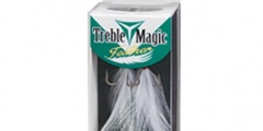 Тройники evergreen treble hook treble magic feather hook size # 1/0 # white