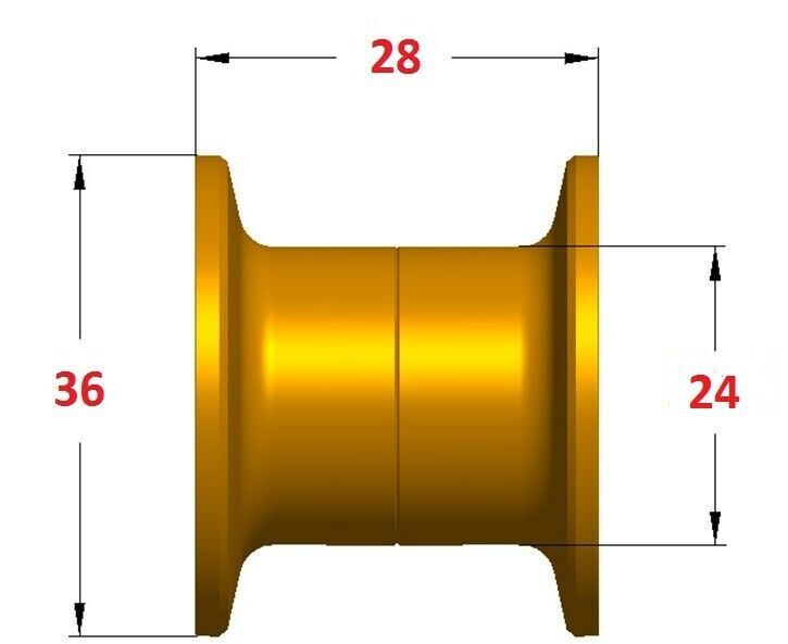 Шпуля для мультипликаторных катушек for daiwa zillion 1514 1516 1520 ryoga 1520 / premium spool / sds custom  purple