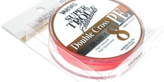 Шнур varivas super trout advance double cross pe no.1 100m #fluorescent orange + flat pink