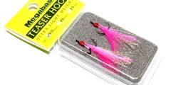 Тройники megabass feather hook teaser hook # 10 # pink