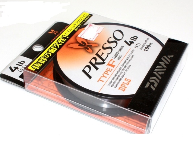 Леска daiwa presso line presso line type-f 4lb 100m #clear