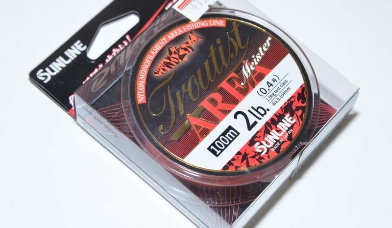 Леска sunline troutist area troutist area meister 2.0lb 100m # flash orange / stealth black