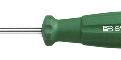 Отвёртка шлицевая прецизионная pb swiss tools rainbow swissgrip slotted screwdriver, size 1 (green)